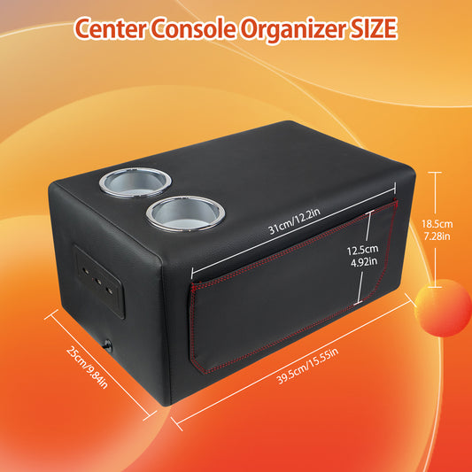 Saifence® Universal Car Center Console - Bench Seat Armrest with USB & Storage