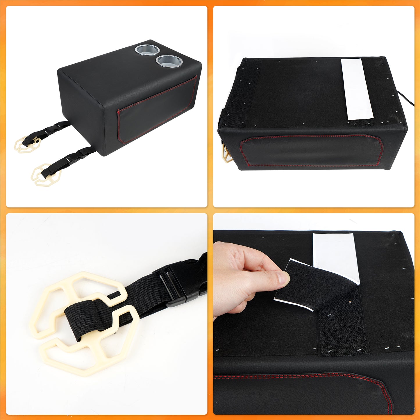 Saifence® Universal Car Center Console - Bench Seat Armrest with USB & Storage