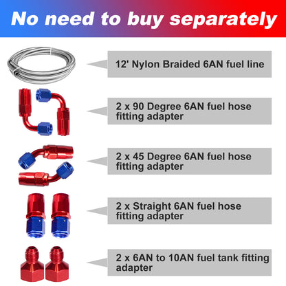 Saifence® Polished Aluminum Fuel Cell with Integrated Locking Cap and Level Sender - Universal Race, Rod, and Off-Road Fuel Tank